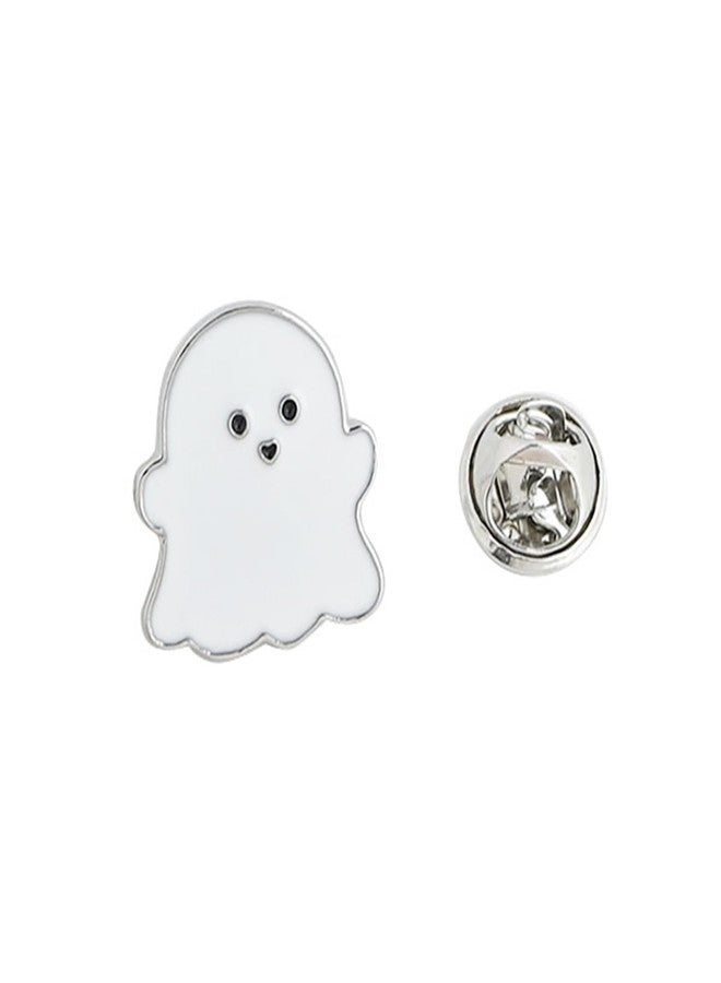 FORUBUS Super Cute Small White Ghost Brooch Pin - Spooky Halloween Decoration for Bag, Lapel, Costume-white - Image 1